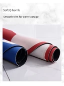 Emici Diatomit Banyo Paspası - Kaymaz Zemin Halısı - 60x90cm Mermer Klasik Gri - 5