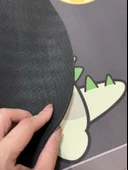 Çizgili Desenli Diatomit Banyo Paspası - 80x120cm Tavşan Ailesi Dikdörtgen thumbnail 12