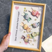 DIY Fotoğraf Çerçevesi Para Buketi Hediye - Lüks Çerçeve-Lamba ve Çanta Prenses Mutlu 2 - 3