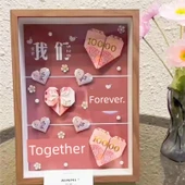 DIY Fotoğraf Çerçevesi Para Buketi Hediye - Lüks Çerçeve-Lamba ve Çanta Prenses Mutlu 2 - 2