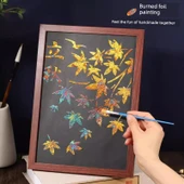 Kendin Yap Altın Varak Boyama Seti - Küçük Dolu thumbnail 8