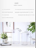 Taşınabilir Yuvarlak Şeffaf Çiçek Kovası Orta 1 - Büyük thumbnail 10