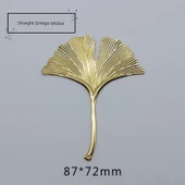 Reçine Duvar Dekoru - Düz Ginkgo Biloba 5'li Paket - 1