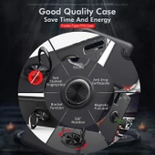 Gpack Huawei P30 Pro Kılıf Ravel Yüzüklü Mıknatıslı  Full Kapatan Cam - 2
