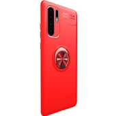 Gpack Huawei P30 Pro Kılıf Ravel Yüzüklü Mıknatıslı  Full Kapatan Cam - 6