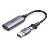UGREEN 40189 CM489 1080P 30Hz USB Type-C Video Capture Kart HDMI Görüntü Yakalama Kartı - 1