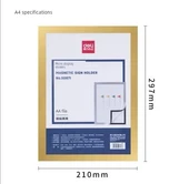 A3 Manyetik Çerçeve - Gold - 6