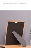 A4 Altın Kristal Cam Çerçeve - 21x29.7cm - Masa/Duvar - 11