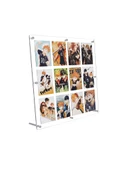 Akrilik Fotoğraf Çerçeve Puzzle Standı - 9 Bölmeli [dış çap boyut_24.9X32.4cm]] - 4