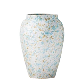 Minimalist Fırın Dönüşümlü Seramik Vazo - Yıldızlı Gökyüzü Nokta (Hüzme) - 6