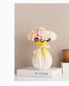 Seramik Vazo - Soft Language Orta Parlak Beyaz thumbnail 11