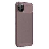 Gpack Apple iPhone 11 Pro Kılıf Negro Karbon Dizayn SilikonNano Glass - 1