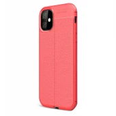 Gpack Apple iPhone 11 Pro Kılıf Niss Silikon Deri Görünümlü - 1