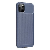 Gpack Apple iPhone 11 Pro Kılıf Negro Karbon Dizayn SilikonNano Glass - 4