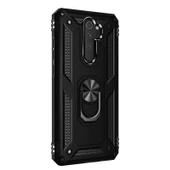 Gpack Xiaomi Redmi Note 8 Pro Kılıf Vega Standlı Yüzüklü MıknatıslıNano Glass - 7