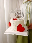 Sevgililer Günü Mum Tatlı Dekorasyon Seti - 1 Set - 9