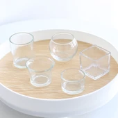 DIY Aromaterapi Cam Mumluk - Kar Dağı Bardak + Mini Şeffaf Bardak - 4