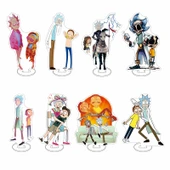 Rick ve Morty Akrilik Ayaklı Figür - Renk 29 - 2