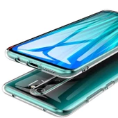 Gpack Xiaomi Redmi Note 8 Pro Kılıf Süper Silikon Yumuşak Arka KorumaNano Glass - 4