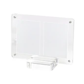 Manyetik Mini Fotoğraf Kartı Standı - Renkli Tekli - 6.5x9cm - 6