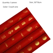 Her Biri Şenlikli Hediye Kağıdı (5'li Paket) - 1