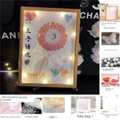 DIY Yaratıcı Fotoğraf Çerçevesi Lolipop Seti - Prens Şeker A - Çanta ve Lamba Dahil - 1