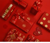 Xi-Yuanxi Desenli Hediye Kağıdı (5'li Paket) - 12
