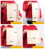 DIY Ahşap Resim Çerçevesi - Açık Gri Derin Oyuklu 15*20cm - 11