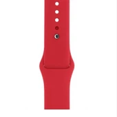 Gpack Apple Watch 44mm Kılıf Silikon Kordon Düz Renkli KRD 11 - 4