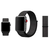 Gpack Apple Watch 44mm Kılıf Kumaş CırtCırt Kordon Velcro - 2
