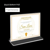 Akrilik Şeffaf A5 Siyah Tabanlı (Yatay) thumbnail 1