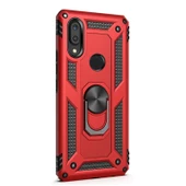 Gpack Samsung Galaxy A20 Kılıf Vega Standlı Yüzüklü MıknatıslıNano Glass thumbnail 7