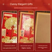 DIY Bakır Para Ağacı Fotoğraf Çerçevesi Malzeme Paketi - 6 inç - 7