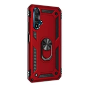 Gpack Huawei Nova 5t Kılıf Vega Standlı Yüzüklü MıknatıslıNano Glass - 7