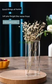 Borosilikat Cam Vazo - 6.5cm Çap 18cm Yükseklik 550ml thumbnail 6