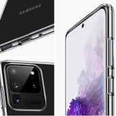 Gpack Samsung Galaxy S20 Ultra Kılıf Süper Silikon Yumuşak Arka Koruma - 3