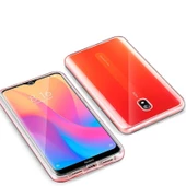 Gpack Xiaomi Redmi 8A Kılıf Ön Arka  Silikon Koruma Renksiz - 2