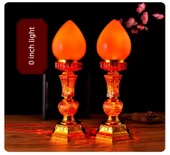 LED Çift Amaçlı Wangcai Elektrikli Mumluk - 24cm - 11