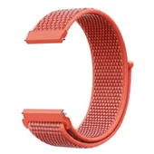 Gpack Samsung Galaxy Active 2 44mm Kordon Kumaş CırtCırt Kordon Velcro - 8