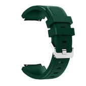 Gpack Samsung Galaxy Watch 46mm 22mm Kordon Silikon Çizgili Silikon Kançalı - 3