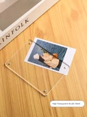 Akrilik Şeffaf Fotoğraf Çerçevesi - 5 inç - 4