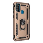 Gpack Samsung Galaxy A21s Kılıf Tank Koruma Vega Standlı Yüzüklü Mıknatıslı thumbnail 4