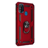 Gpack Samsung Galaxy A21s Kılıf Tank Koruma Vega Standlı Yüzüklü Mıknatıslı thumbnail 6