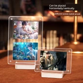 Manyetik Mini Fotoğraf Kartı Standı - 3 Parçalı (Braketli) - 6.5x9cm - 3