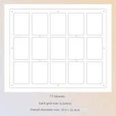 Manyetik Mini Kamyon Akrilik Fotoğraf Kartı Standı - 15 Kareli - 1