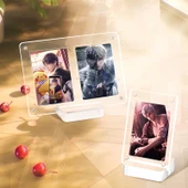 Manyetik Mini Kamyon Akrilik Fotoğraf Kartı Standı - Renkli Tekli - 5