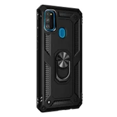 Gpack Samsung Galaxy A21s Kılıf Tank Koruma Vega Standlı Yüzüklü Mıknatıslı thumbnail 8