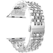 Gpack Apple Watch 3 4 5 42mm Kordon Çift Renk Metal Kordon Çıtçıtlı KRD 14 thumbnail 4