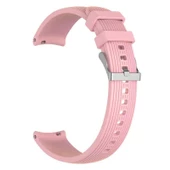 Gpack Samsung Galaxy Watch Active 2 44mm Kordon Silikon Kançalı Ayarlanabilir KRD 18 - 6