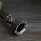 Fransız Retro Şamdan - Bronz - 12